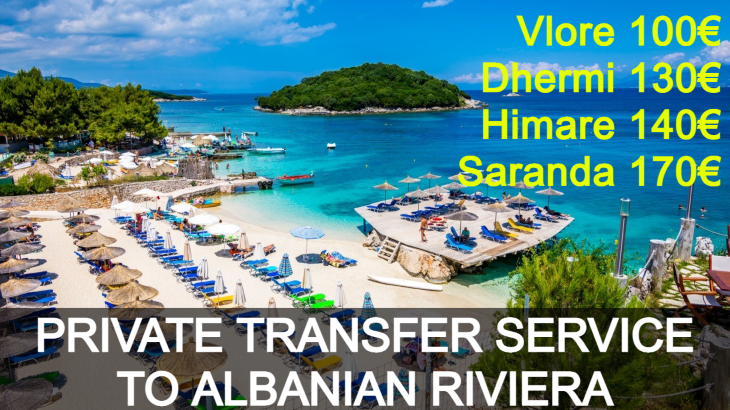 Private transfer service in Albania